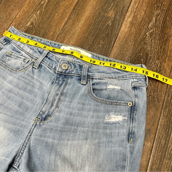 Abercrombie & Fitch Distressed Skinny High Waisted Jeans Size 28/6 - Picture 10 of 15